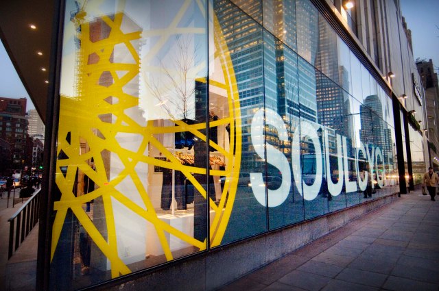 A SoulCycle studio